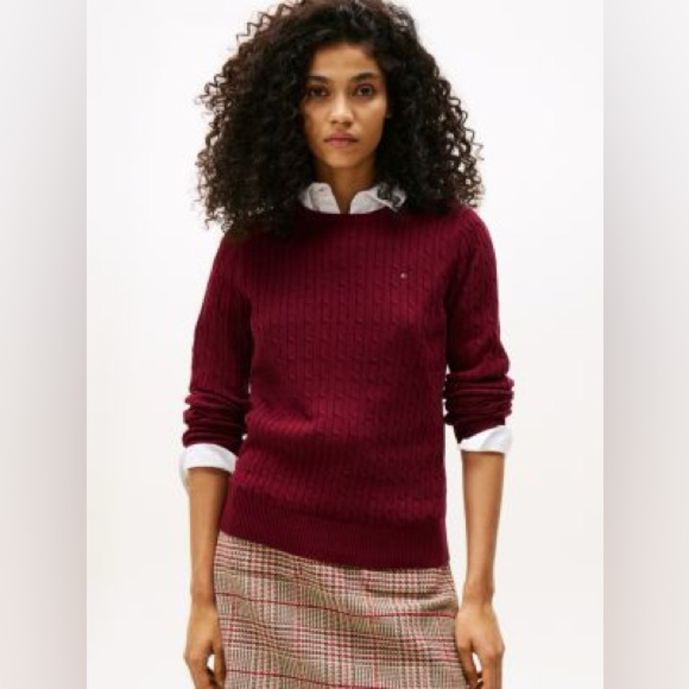 🤍Tommy Hilfiger Cable Knit Sweater